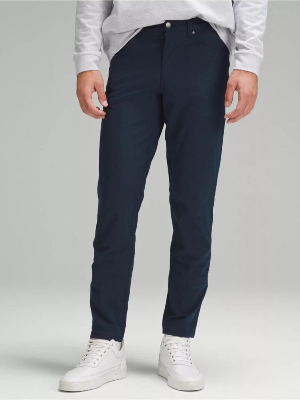 Lululemon ABC Classic Stretch Pants Navy Blue 36 Minimalist Golf Career